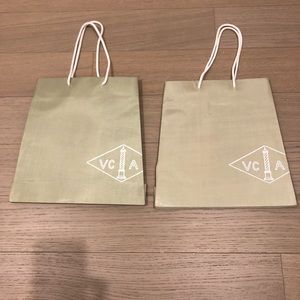 Van Cleef & Arpels shopping bag x 2